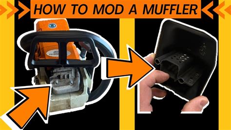 stihl chainsaw exhaust|stihl chainsaw muffler modifications.